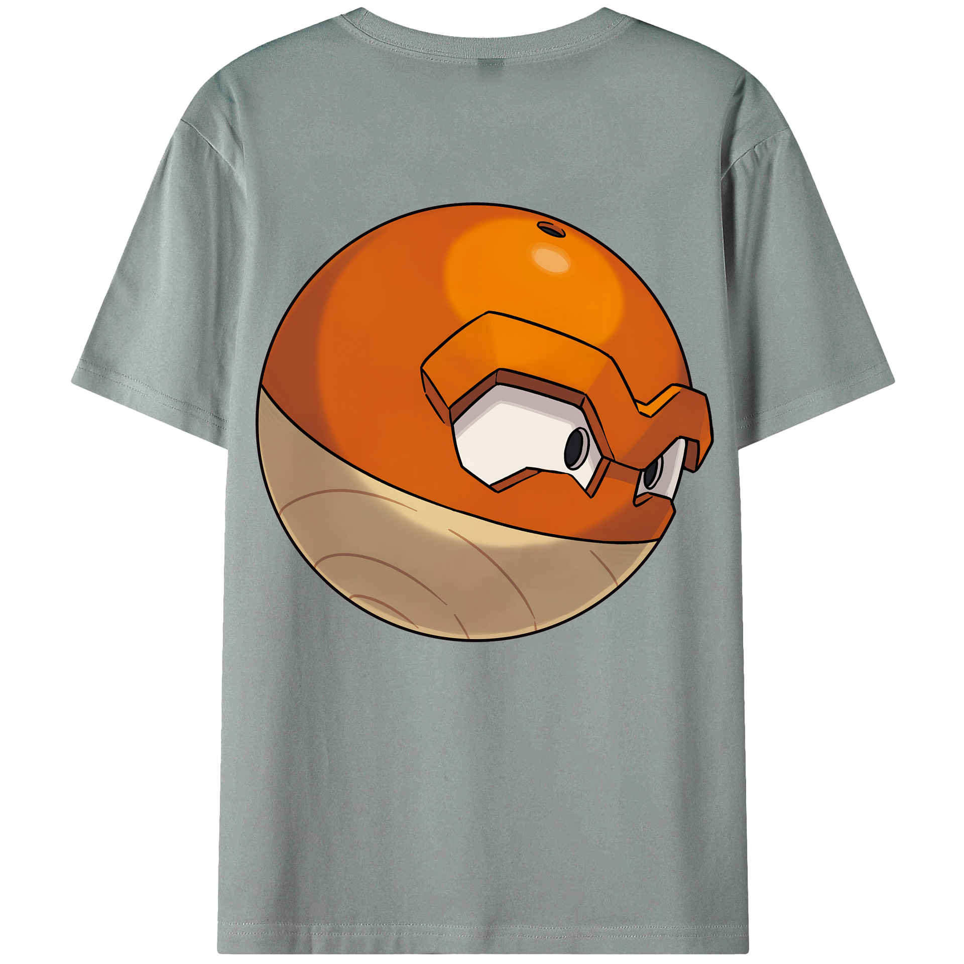（画像用） ポケットモンスター Pokémon 綿100％ メンズ半袖Tシャツ（バックプリント） 通気性
